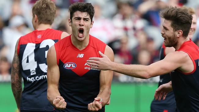 Melbourne’s Christian Petracca could have a big year in 2017. Picture: Wayne Ludbey