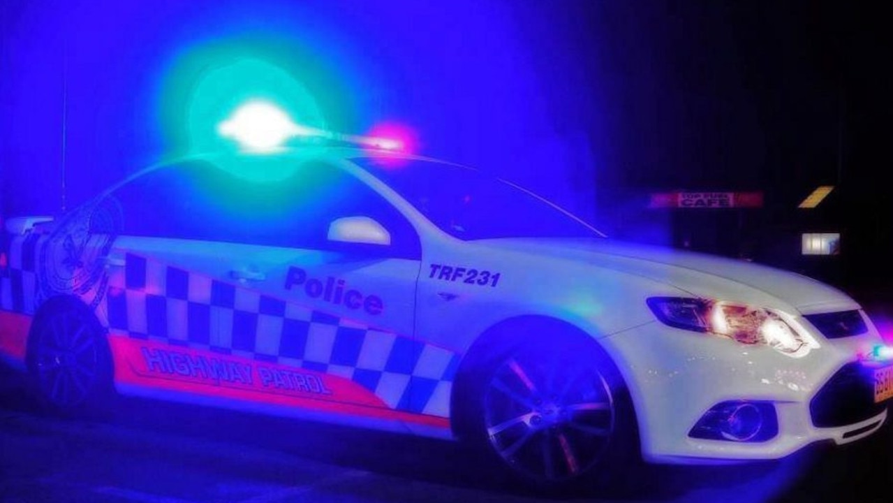 The man slammed the door on the officer’s arm in Toowoomba’s CBD.