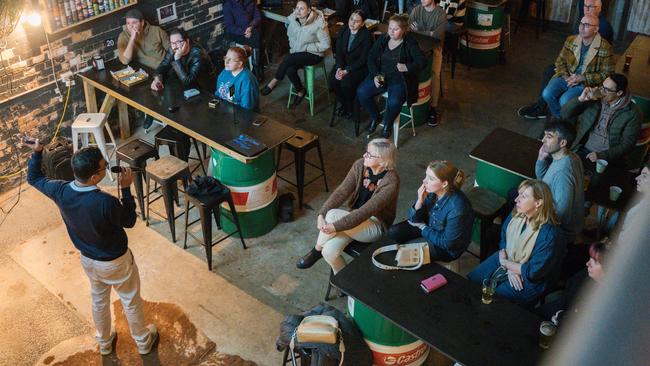 Researchers from USQ share their topics at Pint for Science at Mouse Proof. Monday, May 13, 2024. Picture: Christine Schindler