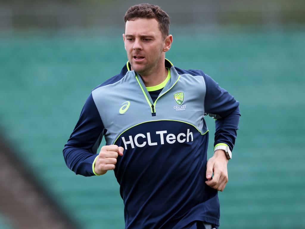 Josh Hazlewood is back with the Australian team after a successful stint in the IPL. Picture: Paul Harding/Getty Images