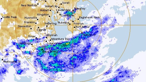 The Tasman low will bring the majority of the wild weather to east and southeast Tasmania. Picture: BOM