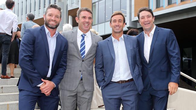 Danny Buderus, Brad Fittler, Andrew Johns and Nathan Hindmarsh. (Richard Dobson)