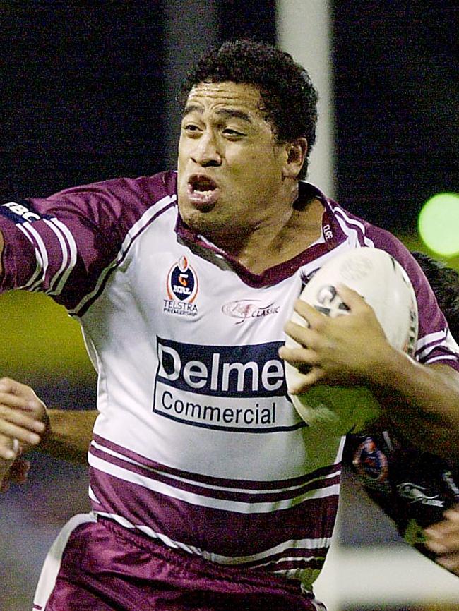 John Hopoate during his footy playing heyday. This picture is from 2003.