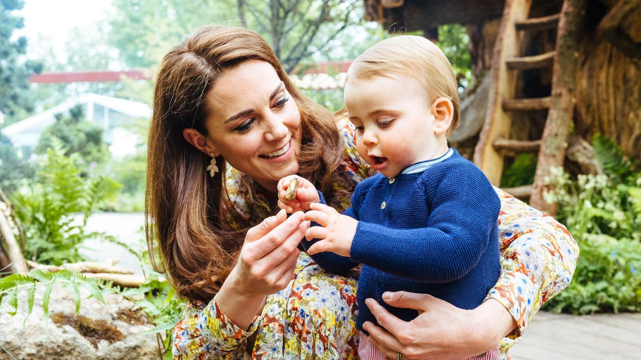 Kate in $9 earrings at the Chelsea Flower Show in 2019. Picture: Matt Porteous / KENSINGTON PALACE / AFP