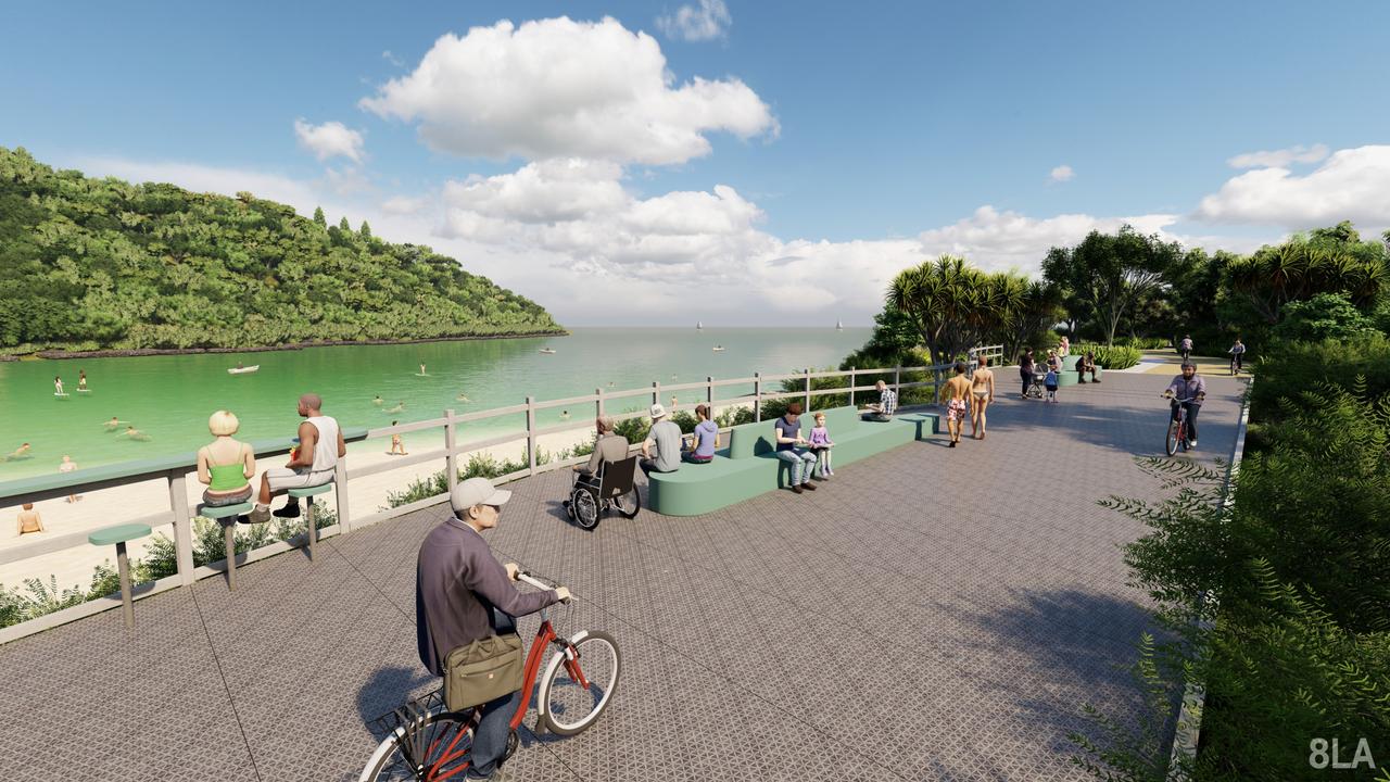 The new Tallebudgera boardwalk set to be completed by the end of August. Picture: Supplied