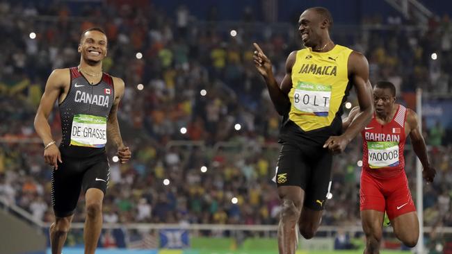 Jamaica's Usain Bolt qualified fastest for the 200m final