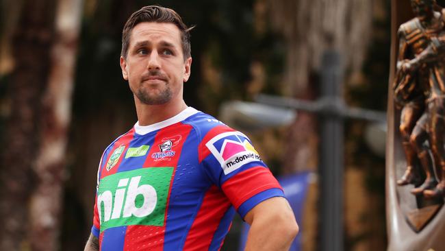 Mitchell Pearce at the NRL season launch.