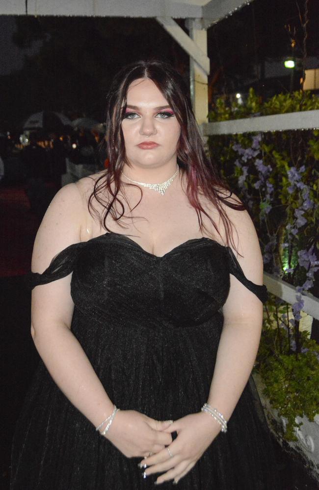 Amber Steinberg at Wilsonton State High School formal at Clifford Park Racecourse, Wednesday, November 13, 2024. Picture: Tom Gillespie