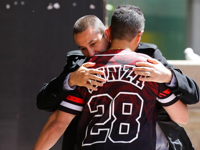 Haddad hugs a supporter. Picture: NCA NewsWire / Gaye Gerard