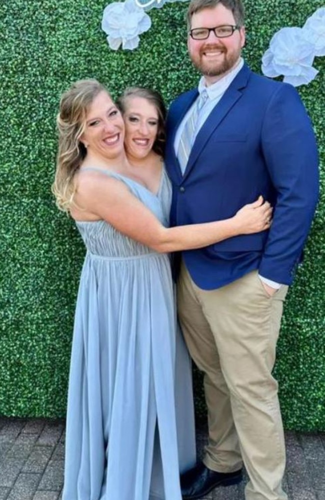 Abby Hensel from TLC reality series 'Abby &amp; Brittany' married her husband Josh Bowling in 2021, it's been revealed. Picture: Facebook