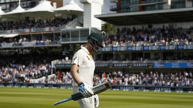 A pocket of fans at Lord’s continued to boo Steve Smith even after he was injured.