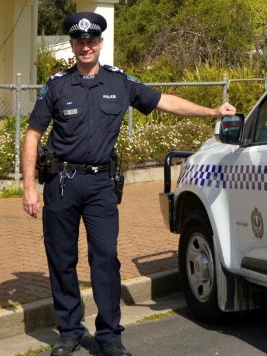 Jason Doig was the officer in charge at Lucindale. Picture: Supplied/SA Police