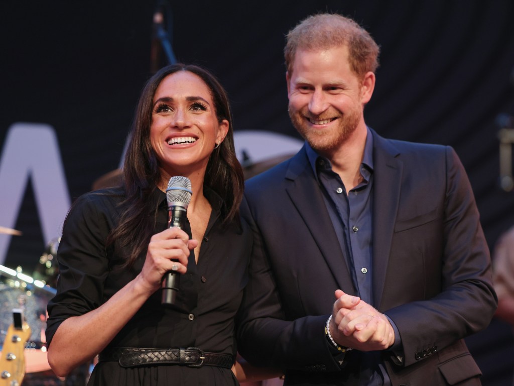 Meghan and Harry met at Heathrow Airport ahead of travelling to Nigeria. Picture: Getty Images for the Invictus Games Foundation.