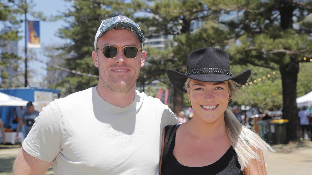 Oliver Doessel and Kayla Alexander during the 10th Groundwater Country Music Festival. Picture: Regi Varghese