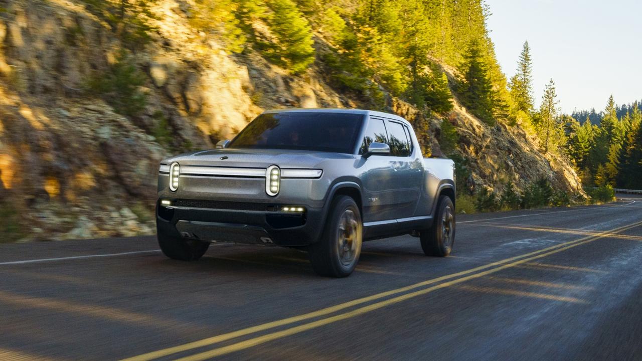 Rivian R1T electric ute concept was revealed at the 2018 LA motor show.