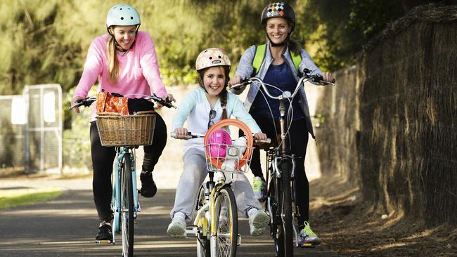 Cyclists will love Blaxland Riverside Park. Picture: Justin Lloyd