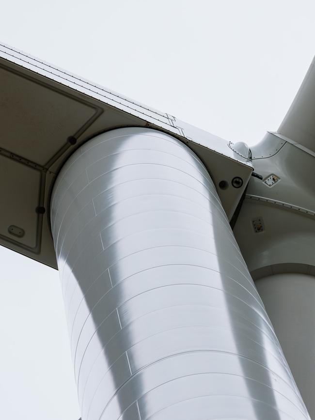 Pacific Blue is engaging with industry leaders to explore how best to recycle the blades. Picture: NewsWire/Nadir Kinani