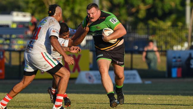 Ross Larsen as the Palmerston Raiders take on the Nightcliff Dragons in Round 8 of the 2023 NRL NT season. Picture: Pema Tamang Pakhrin