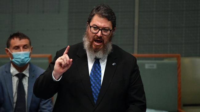 Nationals MP George Christensen makes his valedictory speech on Thursday. Picture: AAP