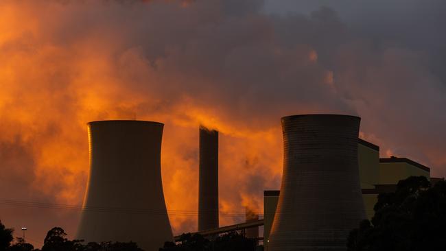 Victoria’s biggest coal fired power plant Loy Yan A is scheduled to close by 2035. (Photo by Asanka Ratnayake/Getty Images)