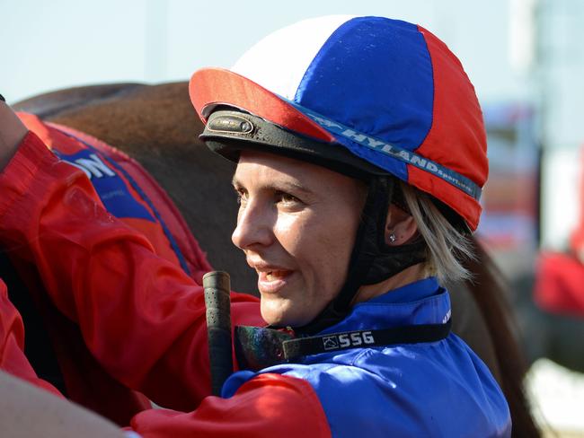 Simone Montgomerie died in a race fall in the Lightning Plate in Darwin 12 months ago. Picture: Supplied Greg Irvine.