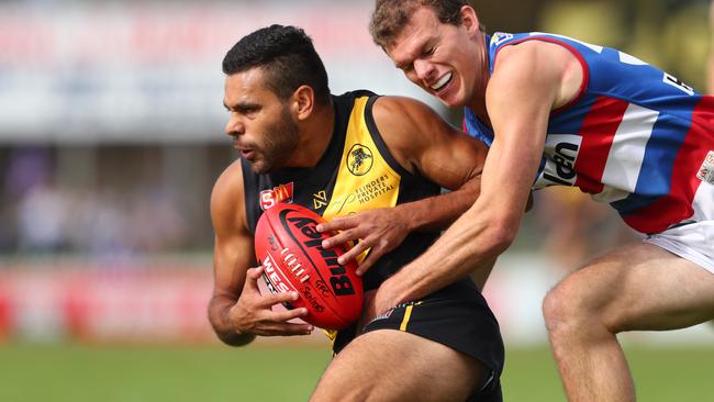 Wanganeen during his time at Glenelg. Picture: Tait Schmaal