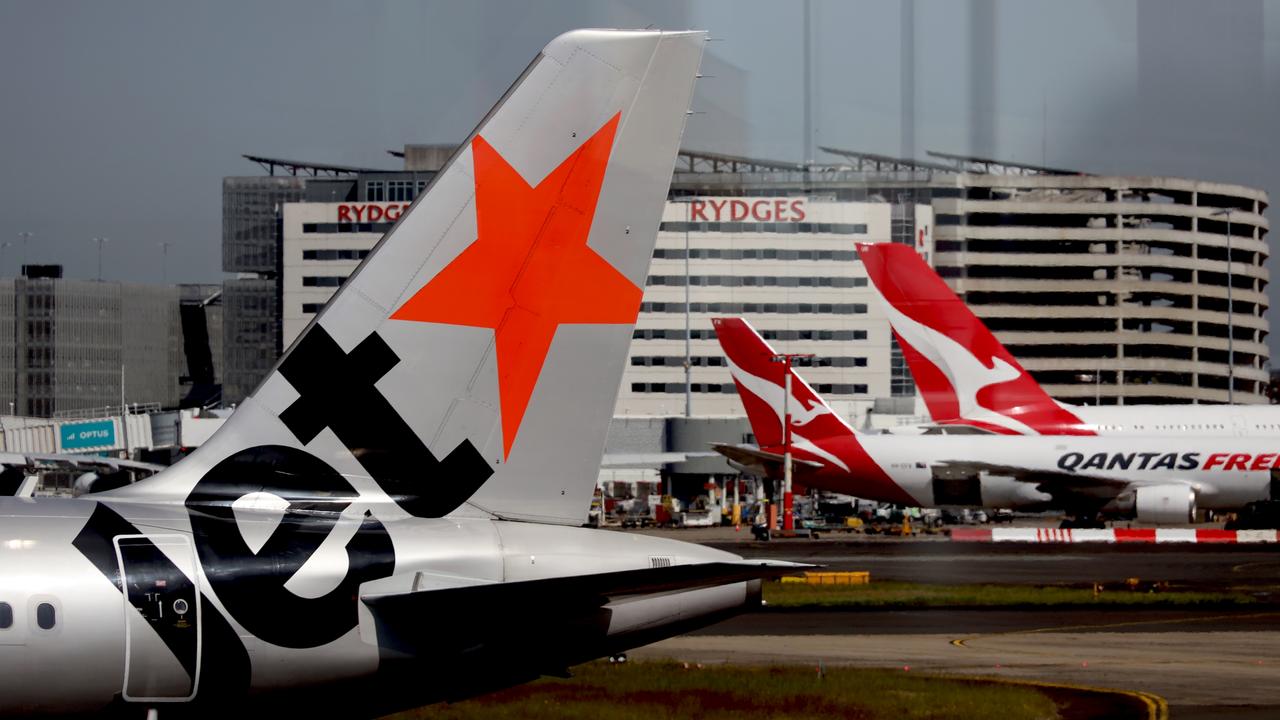 Mrs Garland said there was massive confusion between Jetstar and Qantas. Picture: NCA NewsWire / Nicholas Eagar