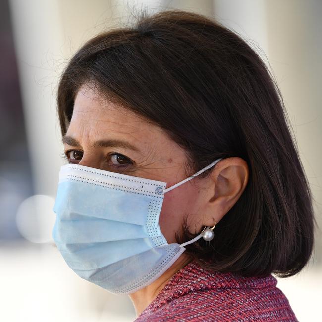 NSW Premier Gladys Berejiklian made the announcement during her Friday morning press conference. Picture: NCA NewsWire/Joel Carrett