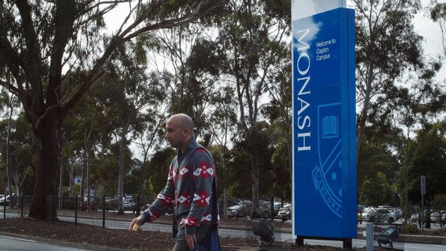 Monash University’s semester one start has been affected by the coronavirus outbreak. Picture: Jake Nowakowski