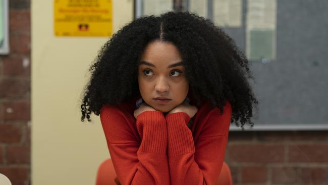 Aisha Dee is the lead of Safe Home. Picture: SBS