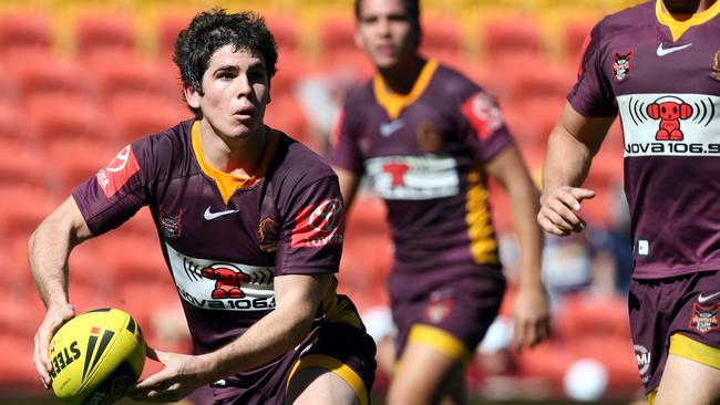 A distinctly less hairy Jake Granville in action for the Broncos U-20s in 2009. 