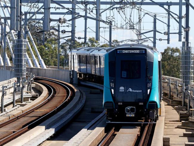 Sydney Metro's new trains for the City & Southwest line have undergone safety testing, marking a major milestone in the multi-billion-dollar project.The testing, which took place on Sunday, August 21, 2022, was carried out on the Northwest line between Tallawong and Chatswood.The Northwest line was closed to commuters during the testing operation. The trains, which will be driverless when they come into operation, had a driver and controller on board in case of an emergency.City & Southwest, which is on schedule to become operational in 2024, will extend metro services from Chatswood on the North Shore through the CBD to Bankstown in the city's south-west.The centrepiece of the project is a new 15.5 km twin-tunnel rail crossing under Sydney Harbour and through the city to Sydenham. Picture: Supplied by NSW Government