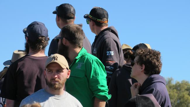 Thousands have turned up to watch the prologue for the 2024 Tatts Finke Desert Race. Picture: Gera Kazakov