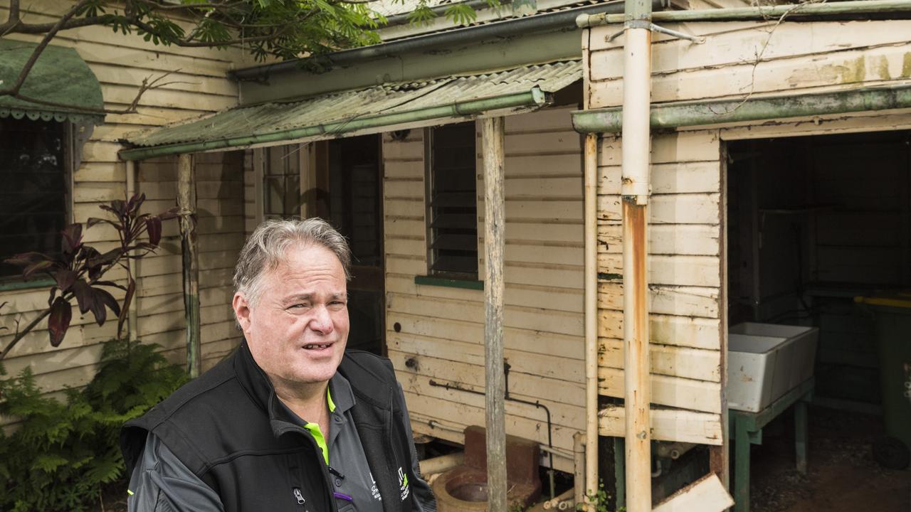 David Pemberton wants council to reconsider the decision to deny permission to demolish a house on Hume St, Thursday, November 11, 2021. Picture: Kevin Farmer