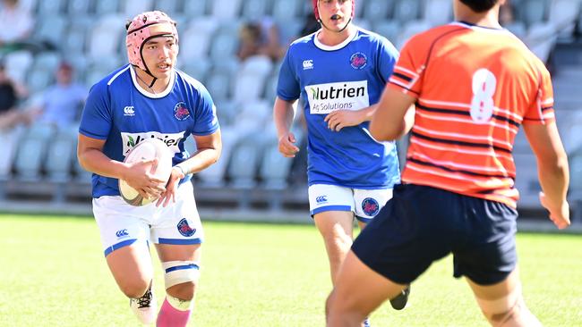 Keido Goulding with the ball.