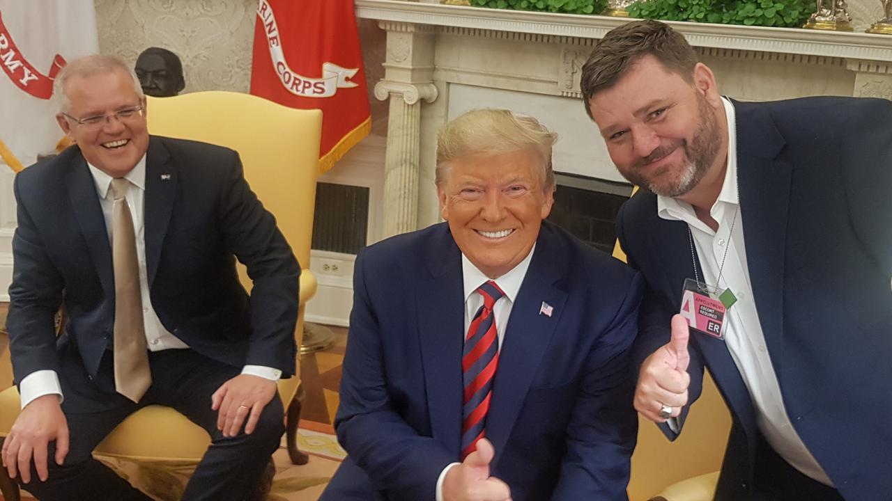 The Sauce; White Sauce; Paul Murray gets photo with Donald Trump ...