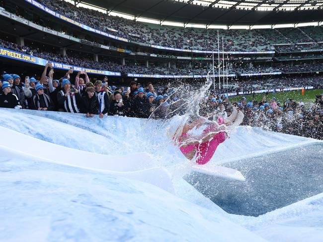 Australian netballer Liz Watson as Barbie. Picture: James Wiltshire