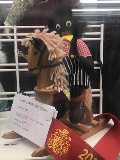 The golliwog dolls have been removed from display at the Royal Adelaide Show.