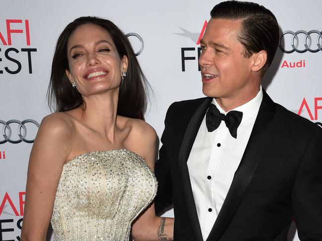 Angelina Jolie and Brad Pitt filed to dissolve their marriage in 2016 and have remained locked in court battles since, including over custody rights for their six children. Picture: Mark Ralston/AFP