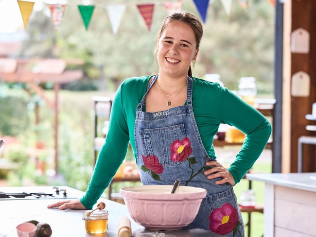 Molly Cameron, 16, is set to be the breakout star of Great Australian Bake Off Season 7. Picture: Nick Wilson