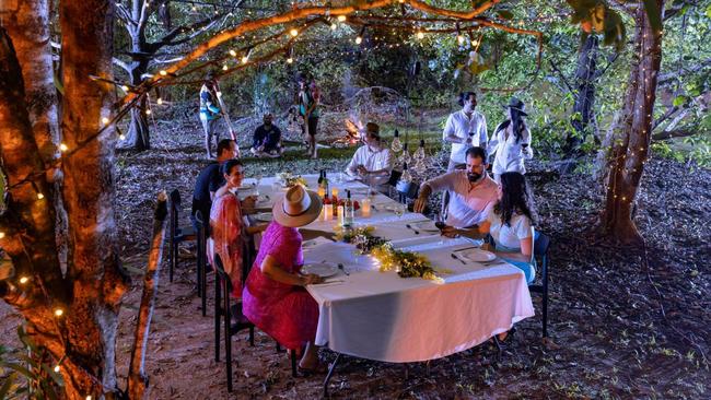 A Kakadu dinner under the stars.