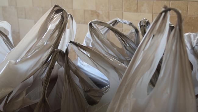 Two-thirds of “single-use” bags get reused. Picture: iStock