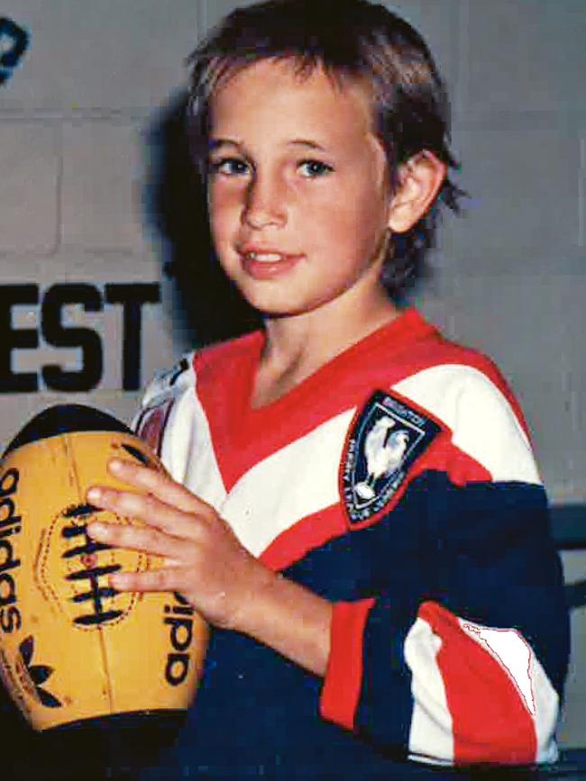 Eight-year-old Dalton in 1987.