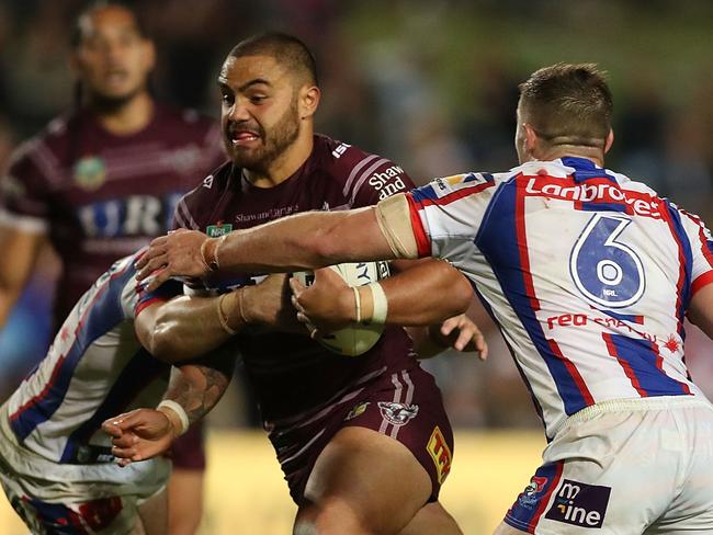 Dylan Walker is well known as a Manly Sea Eagles star. Picture: Getty Images