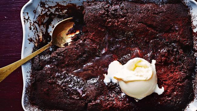 Easy desserts: Matt Preston's self-saucing chocolate pudding.