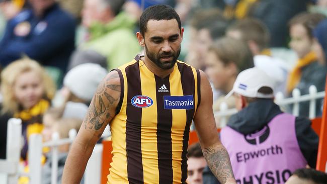 Shaun Burgoyne is one of the AFL’s veterans. Pic: Michael Klein.