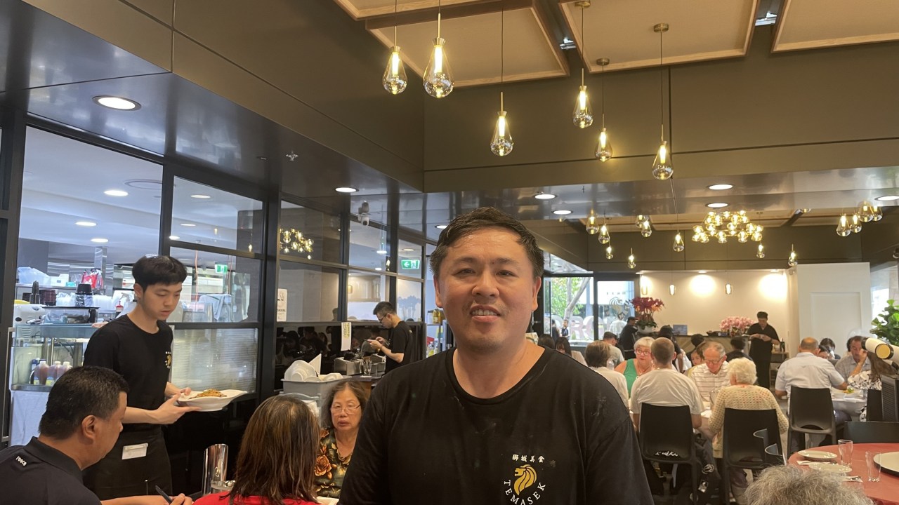 Temasek owner Jeremy Cho at the Parramatta restaurant.