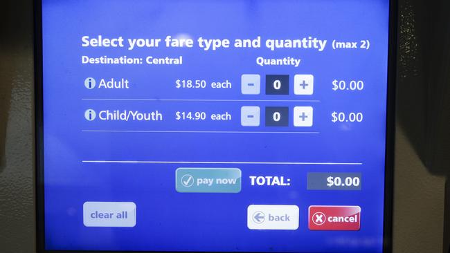 Getting a train to the airport instead? Prepare for exorbitant rail fares.  Picture: Justin Lloyd