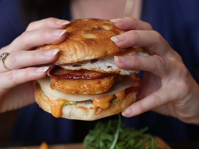 Say hello to a Good Morning Burger at The Laneway. Picture: Facebook