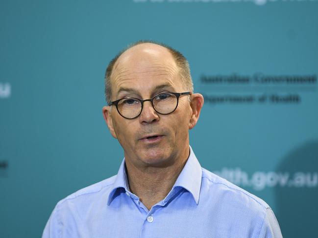 Deputy Chief Medical Officer Professor Paul Kelly. Picture: AAP